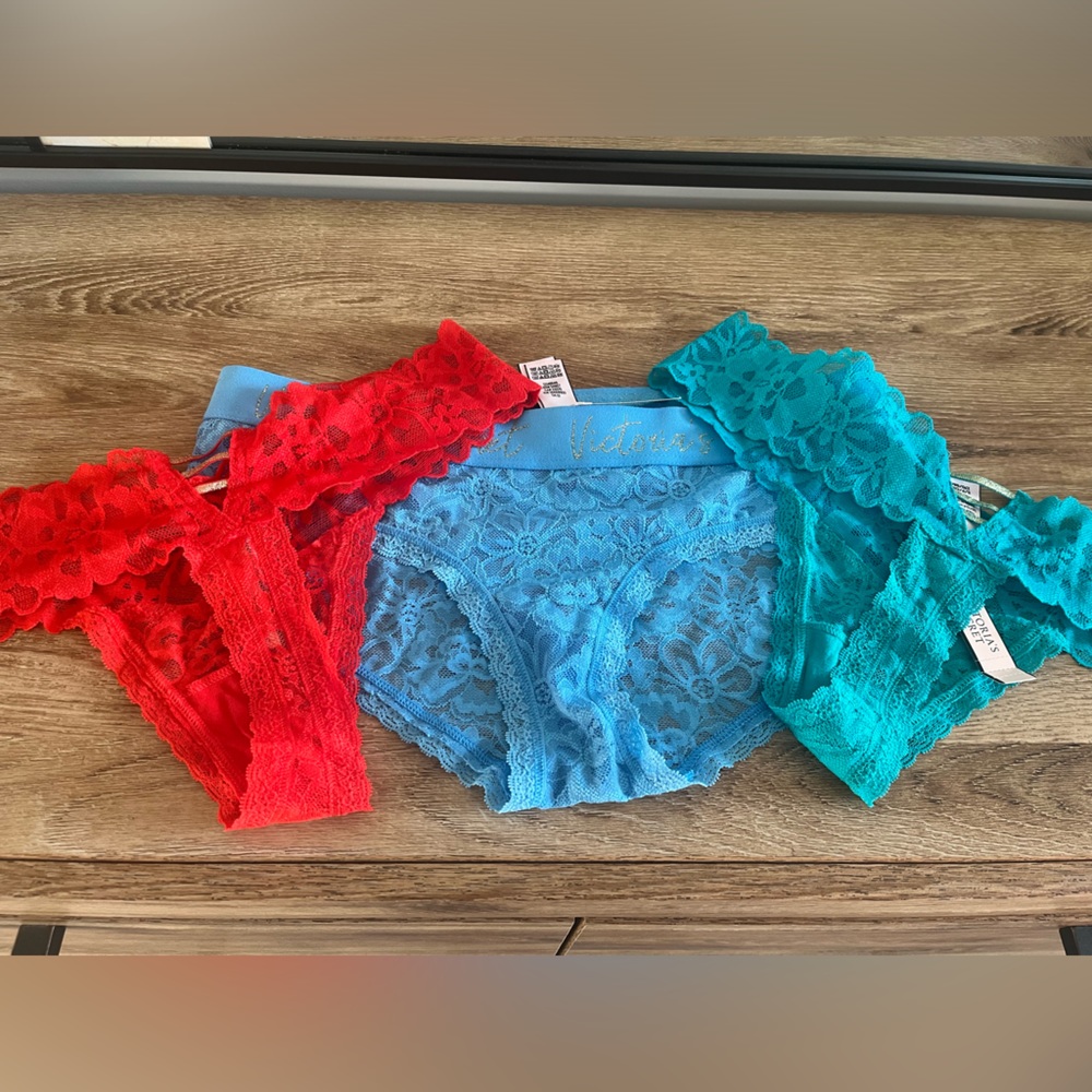 NWT Victoria’s Secret Panty Size Small - Lot of 3